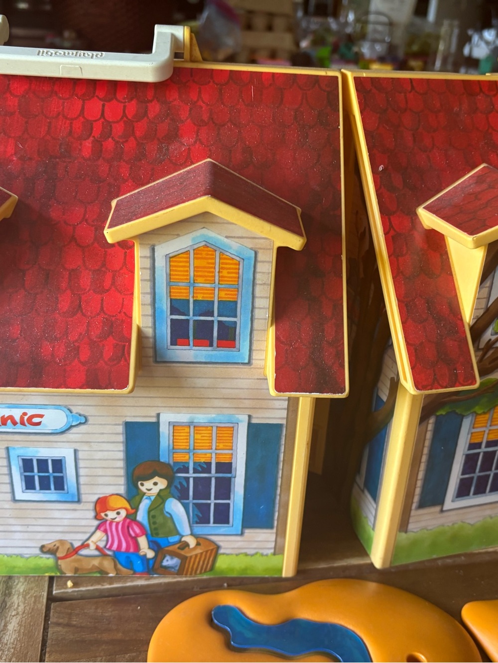 Playmobil houses, vehicles, and furniture